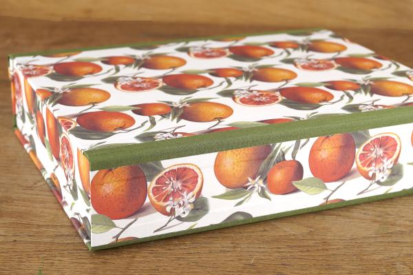Schachtel "Orange", Aufbewahrungsbox